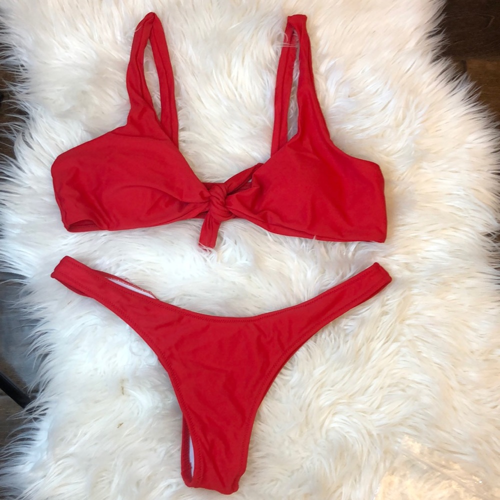 Two piece Red Bikini